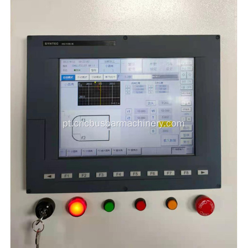 Máquina de chanfro de barramento hidráulico CNC inteligente